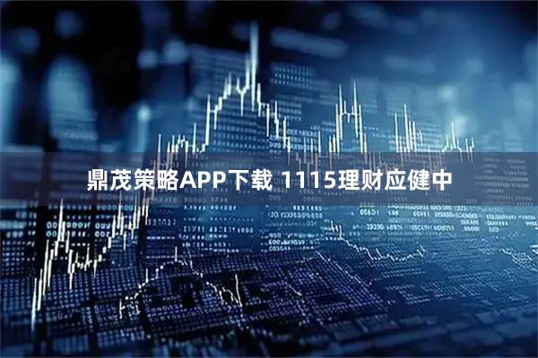 鼎茂策略APP下载 1115理财应健中