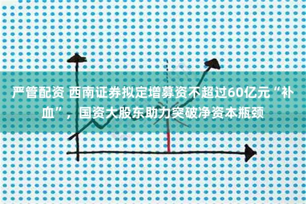 严管配资 西南证券拟定增募资不超过60亿元“补血”，国资大股东助力突破净资本瓶颈